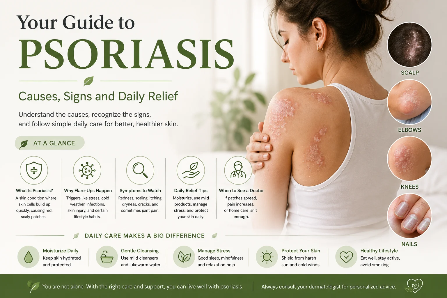 Your Guide to Psoriasis: Causes, Signs and Daily Relief